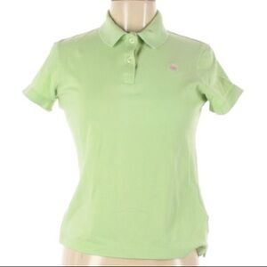 Lilly Pulitzer Polo Shirt | Lime Green | Small
